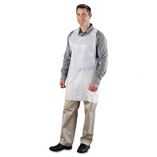 Royal Paper - Disposable & Chemical Resistant Aprons Garment Style: Bib Apron Garment Type: NonChemical Resistant - Americas Industrial Supply