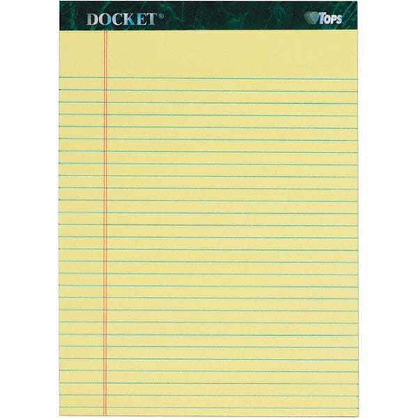 TOPS - Note Pads, Writing Pads & Notebooks Writing Pads & Notebook Type: Writing Pad Size: 8-1/2 x 11-3/4 - Americas Industrial Supply