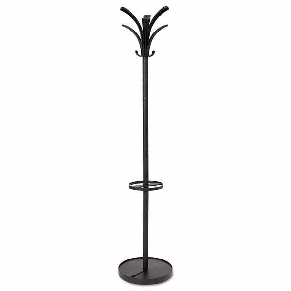 Alba - Coat Racks, Hooks & Shelving Type: Floor Rack Number of Hooks: 9 - Americas Industrial Supply