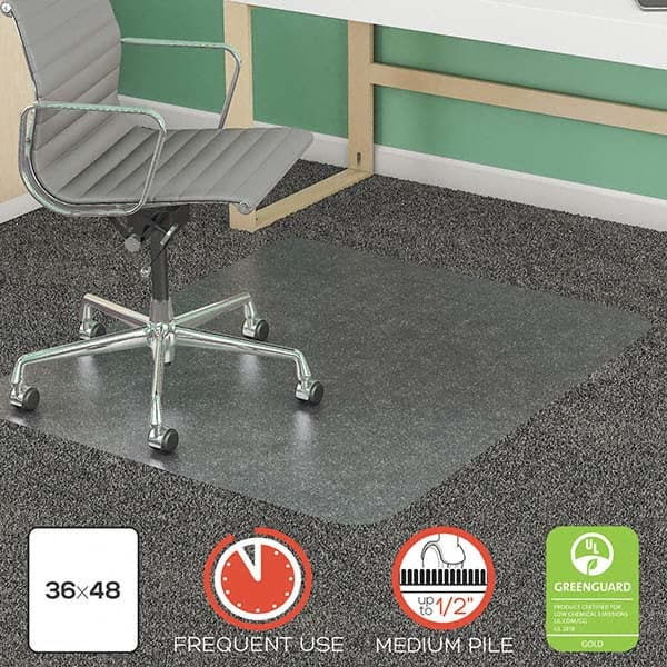 Deflect-o - Chair Mats Style: Straight Edge Shape: Rectangular - Americas Industrial Supply