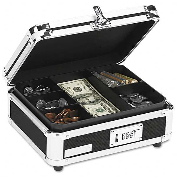 Vaultz - Compartment Storage Boxes & Bins Type: Cash Box Number of Compartments: 1.000 - Americas Industrial Supply