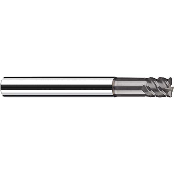 Fraisa - 1/8" Diam 4 Flute Solid Carbide 0.015" Corner Radius End Mill - Americas Industrial Supply