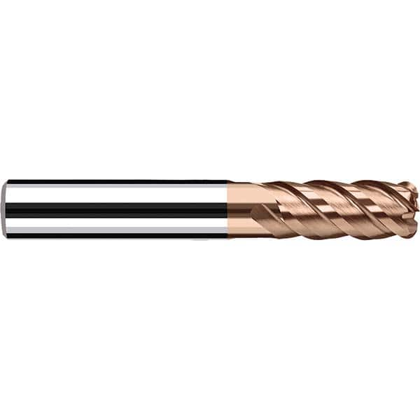 Fraisa - 1/2" Diam 4 Flute Solid Carbide 0.03" Corner Radius End Mill - Americas Industrial Supply
