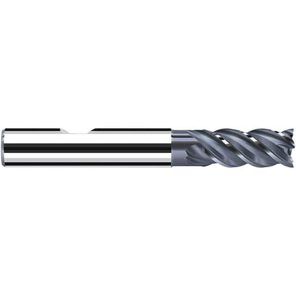 Fraisa - 10mm Diam 4 Flute Solid Carbide 0.2mm Corner Radius End Mill - Americas Industrial Supply