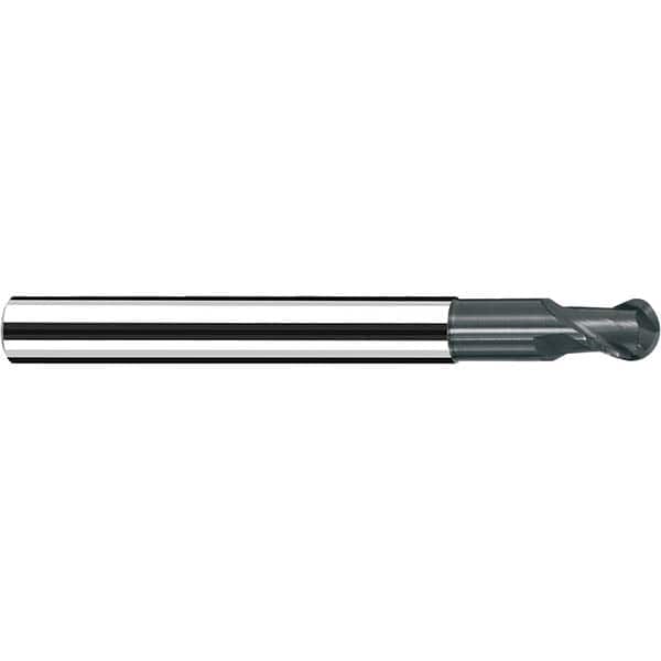 Fraisa - 3/8" Diam, 3/8" LOC, 2 Flute Solid Carbide Ball End Mill - Americas Industrial Supply