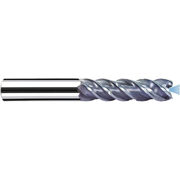 Fraisa - 1/2" Diam 4 Flute Solid Carbide 0.008" Corner Radius End Mill - Americas Industrial Supply