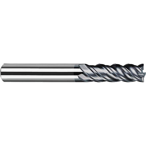 Fraisa - 1, 3" LOC, 1" Shank Diam, 6" OAL, 4 Flute Solid Carbide Square End Mill - Americas Industrial Supply