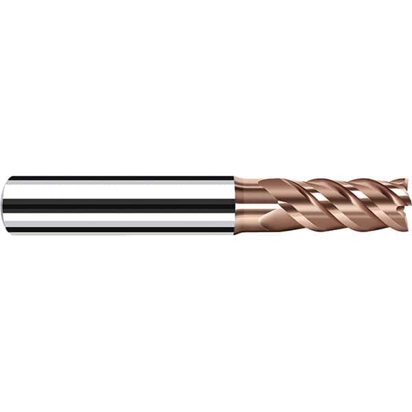 Fraisa - 1/2" Diam 4 Flute Solid Carbide 0.008" Corner Radius End Mill - Americas Industrial Supply
