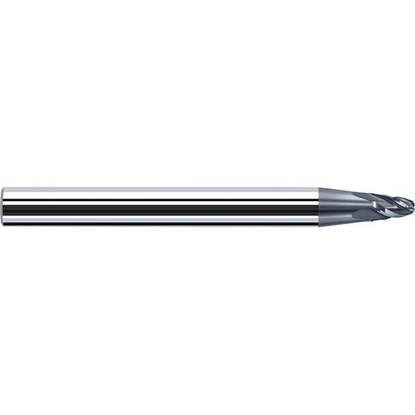 Fraisa - 10mm LOC 4 Flute Solid Carbide Circle Segment Taper Form End Mill - Americas Industrial Supply