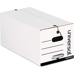 UNIVERSAL - Compartment Storage Boxes & Bins Type: String & Button Box Color: White - Americas Industrial Supply