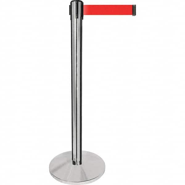 Tensator - Barrier Posts Type: Tensabarrier Post Post Color/Finish: Polished Chrome - Americas Industrial Supply