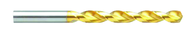 9.6mm Dia. - HSS Parabolic Jobber Drill-130° Point-TiN - Americas Industrial Supply