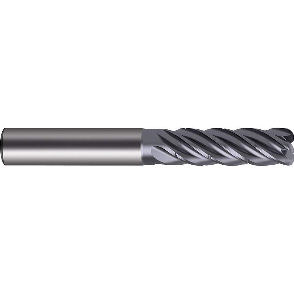 Guhring - 12mm Diam 5 Flute Carbide 1.5mm Corner Radius End Mill - Americas Industrial Supply