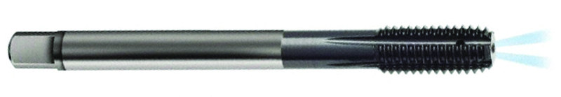 M12 x 1.75 Dia. - 6HX - 5 FL - Carbide Semi-Bott Tap-TiCN -Coolant-Thru-FORM-C DIN 376 - Americas Industrial Supply