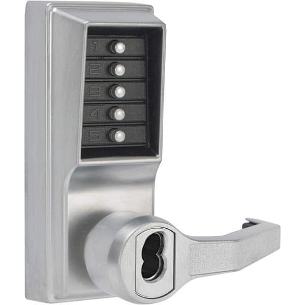 Simplex - Lever Locksets Type: Push-button Lock Door Thickness: 1-3/4 - Americas Industrial Supply