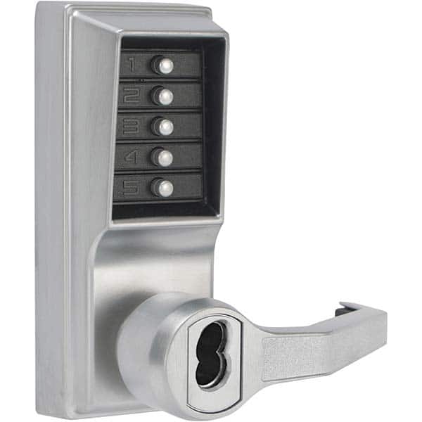 Simplex - Lever Locksets Type: Push-button Lock Door Thickness: 1-3/4 - Americas Industrial Supply