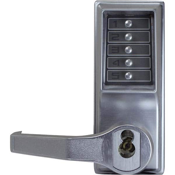 Simplex - Lever Locksets Type: Push-button Lock Door Thickness: 1-3/4 - Americas Industrial Supply