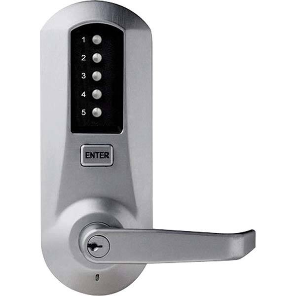 Simplex - Lever Locksets Type: Push-button Lock Door Thickness: 1-3/4 - Americas Industrial Supply
