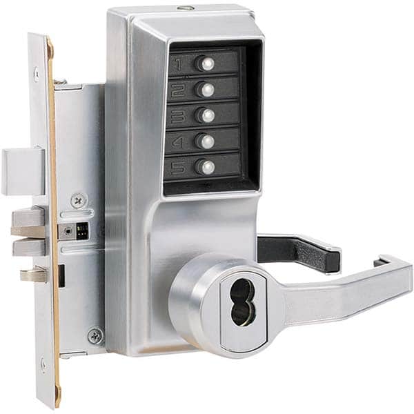 Simplex - Lever Locksets Type: Push-button Lock Door Thickness: 1-3/4 - Americas Industrial Supply