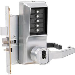 Simplex - Lever Locksets Type: Push-button Lock Door Thickness: 1-3/4 - Americas Industrial Supply