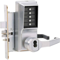 Simplex - Lever Locksets Type: Push-button Lock Door Thickness: 1-3/4 - Americas Industrial Supply