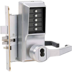 Simplex - Lever Locksets Type: Push-button Lock Door Thickness: 1-3/4 - Americas Industrial Supply