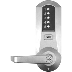 Simplex - Lever Locksets Type: Push-button Lock Door Thickness: 1-3/4 - Americas Industrial Supply