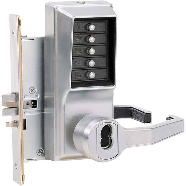 Simplex - Lever Locksets Type: Push-button Lock Door Thickness: 1-3/4 - Americas Industrial Supply