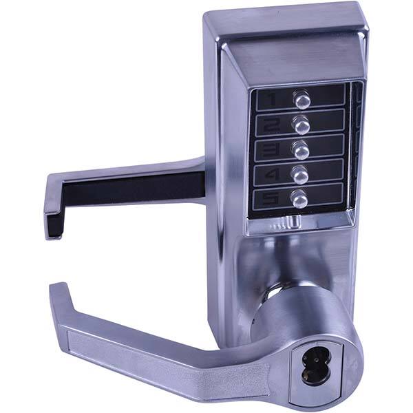 Simplex - Lever Locksets Type: Push-button Lock Door Thickness: 1-3/4 - Americas Industrial Supply