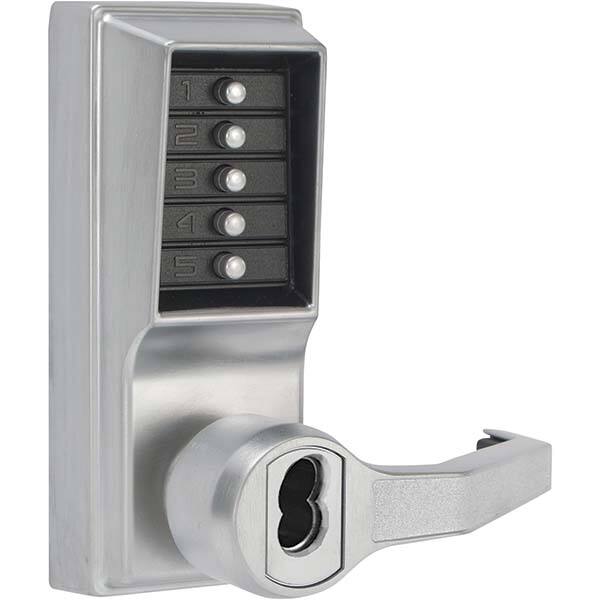 Simplex - Lever Locksets Type: Push-button Lock Door Thickness: 1-3/4 - Americas Industrial Supply