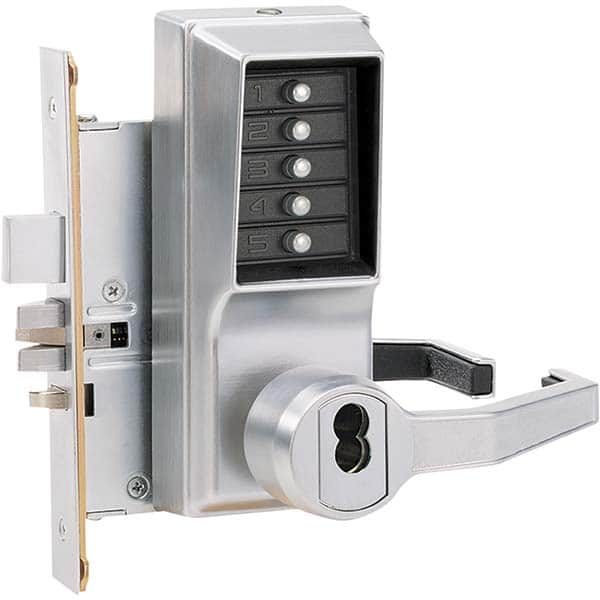 Simplex - Lever Locksets Type: Push-button Lock Door Thickness: 1-3/4 - Americas Industrial Supply