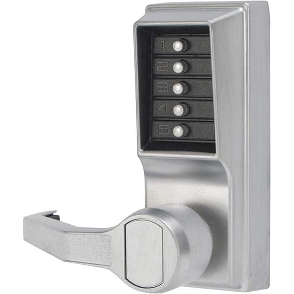 Simplex - Lever Locksets Type: Push-button Lock Door Thickness: 1-3/4 - Americas Industrial Supply