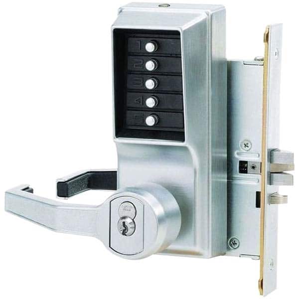 Simplex - Lever Locksets Type: Push-button Lock Door Thickness: 1-3/4 - Americas Industrial Supply