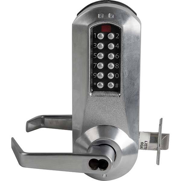 E-Plex - Lever Locksets Type: Entrance Door Thickness: 1-3/4 - Americas Industrial Supply