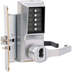 Simplex - Lever Locksets Type: Push-button Lock Door Thickness: 1-3/4 - Americas Industrial Supply