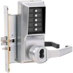 Simplex - Lever Locksets Type: Push-button Lock Door Thickness: 1-3/4 - Americas Industrial Supply