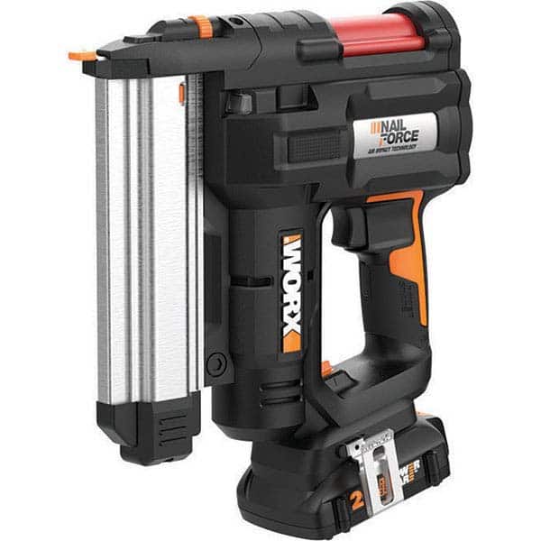 Worx - Cordless Nailers Fastener Type: Staple Gun/Brad Nailer Nail Diameter (Gauge): 18.00 - Americas Industrial Supply
