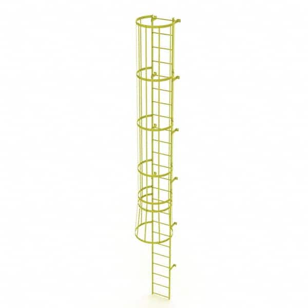 TRI-ARC - Rolling & Wall Mounted Ladders & Platforms Type: Fixed Ladder Style: Safety Cage - Americas Industrial Supply
