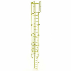 TRI-ARC - Rolling & Wall Mounted Ladders & Platforms Type: Fixed Ladder Style: Safety Cage - Americas Industrial Supply