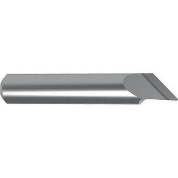 Profile Boring Bar: 0.8 mm Min Bore, 4 mm Max Depth, Right Hand Cut, Fine Grain Solid Carbide 4 mm Shank Dia, 25 mm OAL, 0.15 mm Corner Radius