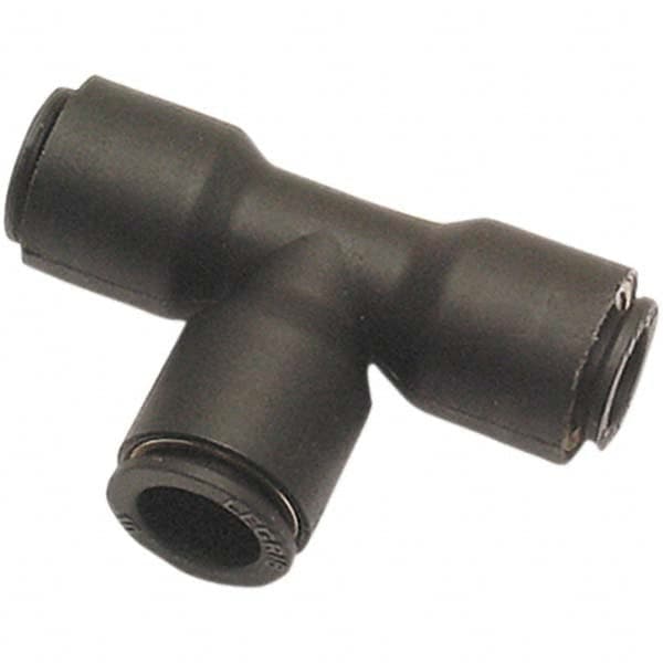Legris - Plastic Push-To-Connect Tube Fittings Type: Union Tee Tube Outside Diameter (mm): 8 x 10 - Americas Industrial Supply