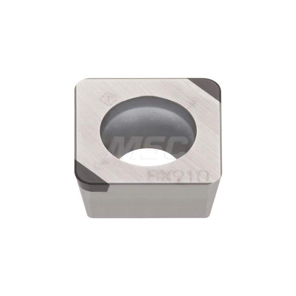 Turning Insert: 2QP-SPGW433 BX910, Polycrystalline Cubic Boron Nitride Uncoated Finish, Neutral, 1/2″ Inscribed Circle, 0.0470″ Corner Radius, 90.0 ° N/A Square, Series SPGW