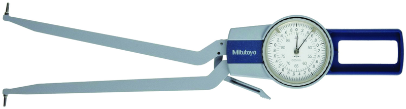 80 - 100mm Measuring Range (0.01mm Grad.) - Dial Caliper Gage - #209-309 - Americas Industrial Supply