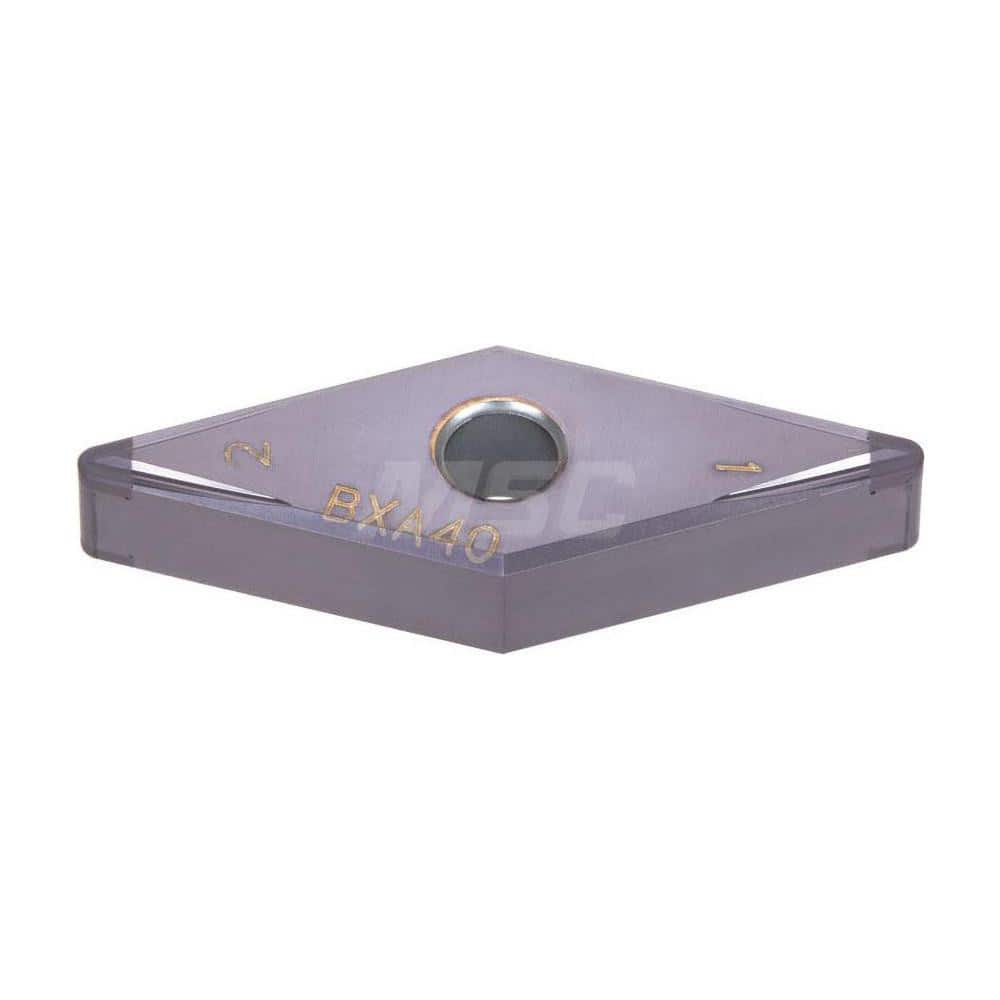 Turning Insert: 4QP-VNGG332-HM BXA40, Polycrystalline Cubic Boron Nitride TiAlN Finish, Neutral, 3/8″ Inscribed Circle, 0.0310″ Corner Radius, 35.0 ° N/A Diamond, Series VNGG