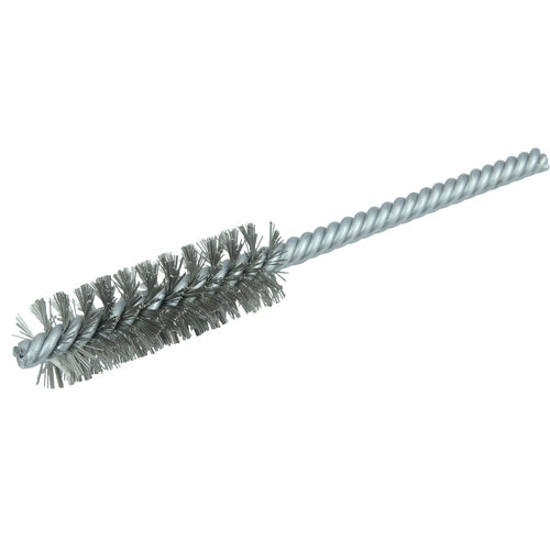 5/8″ Power Tube Brush, .008″ Stainless Steel Wire Fill, 2″ Brush Length - Americas Industrial Supply