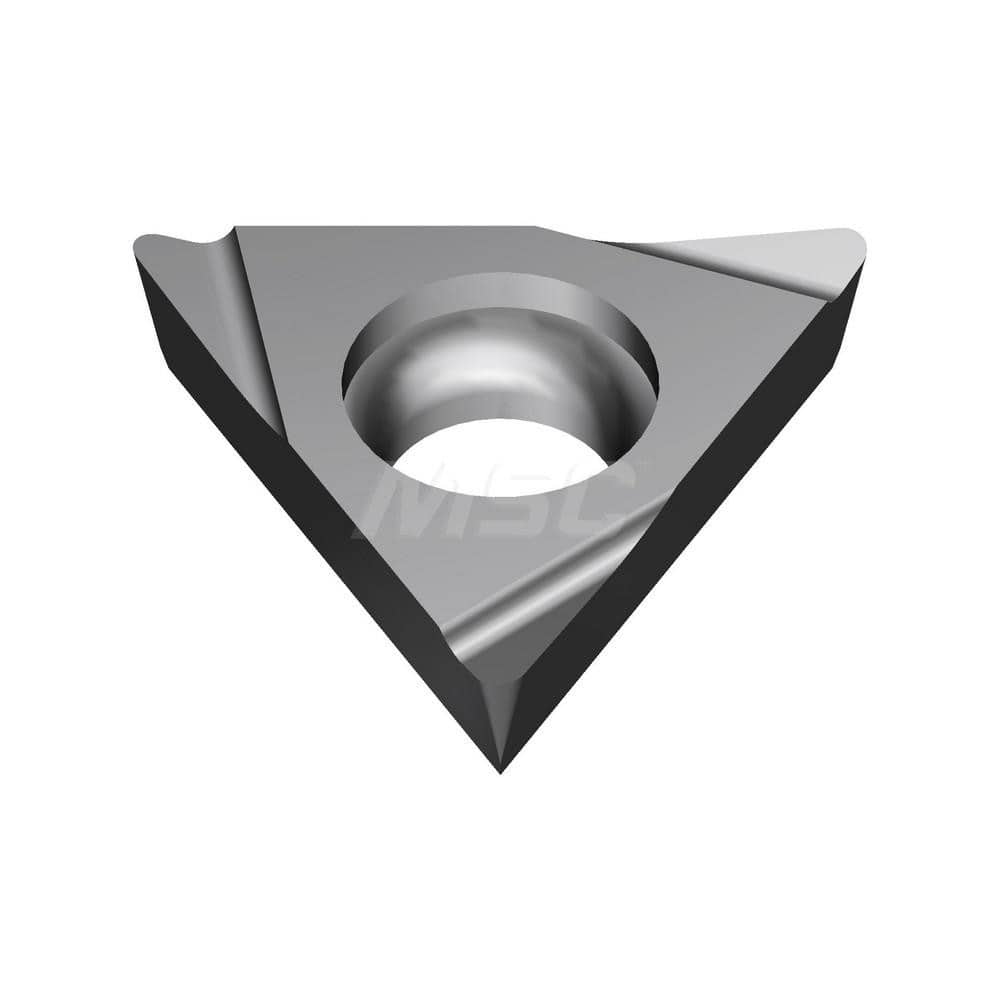 Turning Insert: TBGT520RAY H1, Solid Carbide Uncoated Finish, Right Hand, 60.0 ° N/A Triangle, Series H1