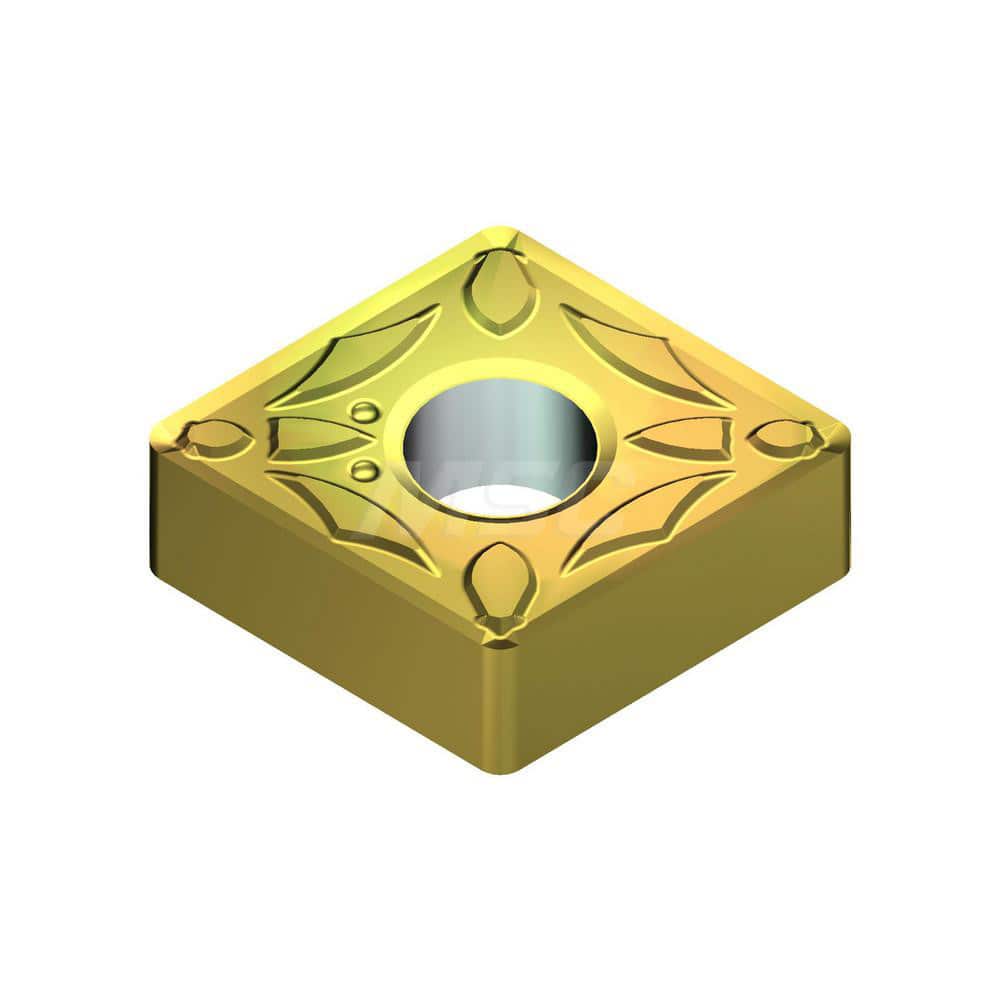 Turning Insert: CNMG432EFA T2500Z, Cermet AlN Finish, Neutral, 0.5079″ Long, 1/2″ Inscribed Circle, 0.0315″ Corner Radius, 80.0 ° N/A Diamond, Series T2500Z