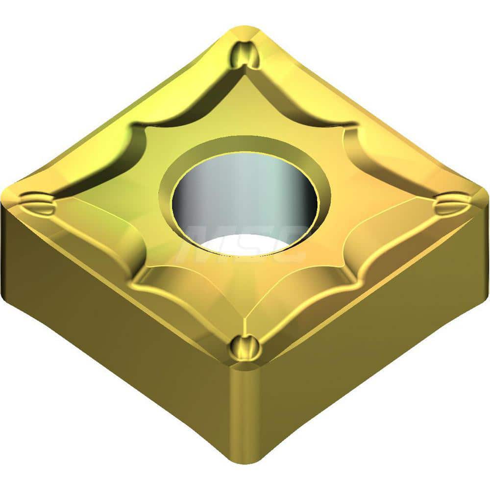 Turning Insert: SNMG432ESU T2500Z, Cermet AlN Finish, Neutral, 0.5000″ Long, 1/2″ Inscribed Circle, 0.0315″ Corner Radius, 90.0 ° N/A Square, Series T2500Z