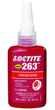 263 threadlocker Red High Strength - 50ml - Americas Industrial Supply