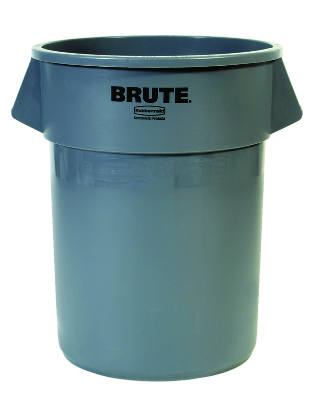 Brute - 55 Gallon Round Container --Â Double-ribbed base - Americas Industrial Supply